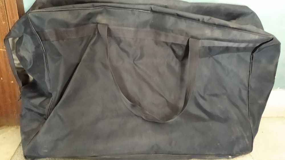 Bicicleta BTT dobrável 27 mudanças com suspensão cor azul e branca