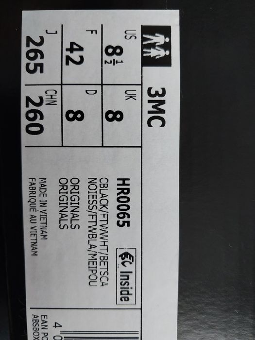 Buty Unisex, Adidas 3MC czarne (r.42 dł.26.5cm)