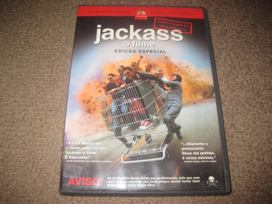 DVD "Jackass- O Filme" com Johnny Knoxville