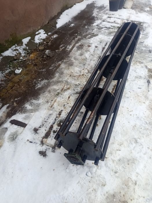 Wał rurowy 250 cm długość, 50 cm szerokość na ośkach 45mm