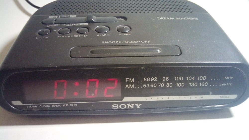 Radio despertador Sony Dream Machine ICF C 290