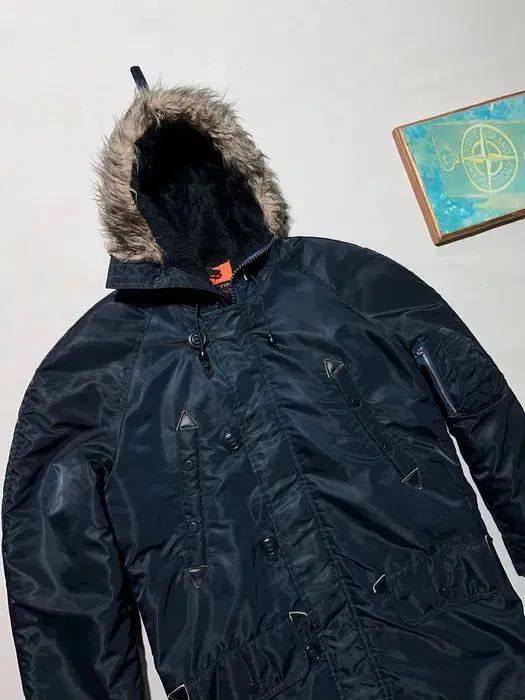 Зимова куртка парка Flight military N3B тепла рS оутдор нейлонова