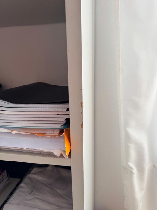 Armario com prateleiras