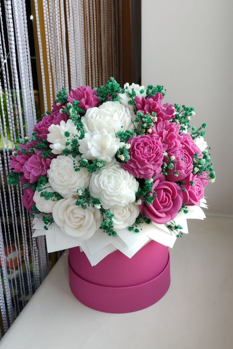 Flowerboxy z wosku sojowego
