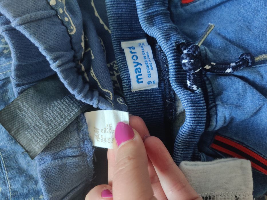 Zestaw koszulki spodnie rozmiar 74 /68 h&m smyk