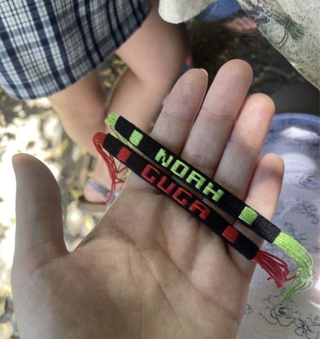 Pulseiras personalizadas com nome