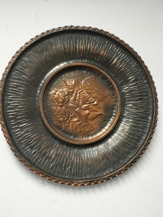 Talerz ozdobny Róża