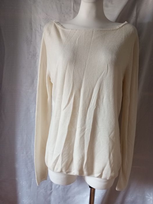 Biały cienki sweterek M/L