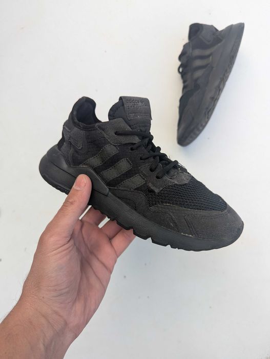 Дитячі кросівки Adidas Originals Nite Jogger Triple Black 34