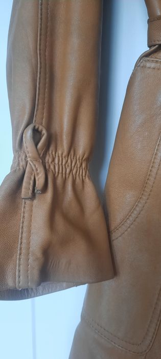 Płaszczyk skórzany r.36