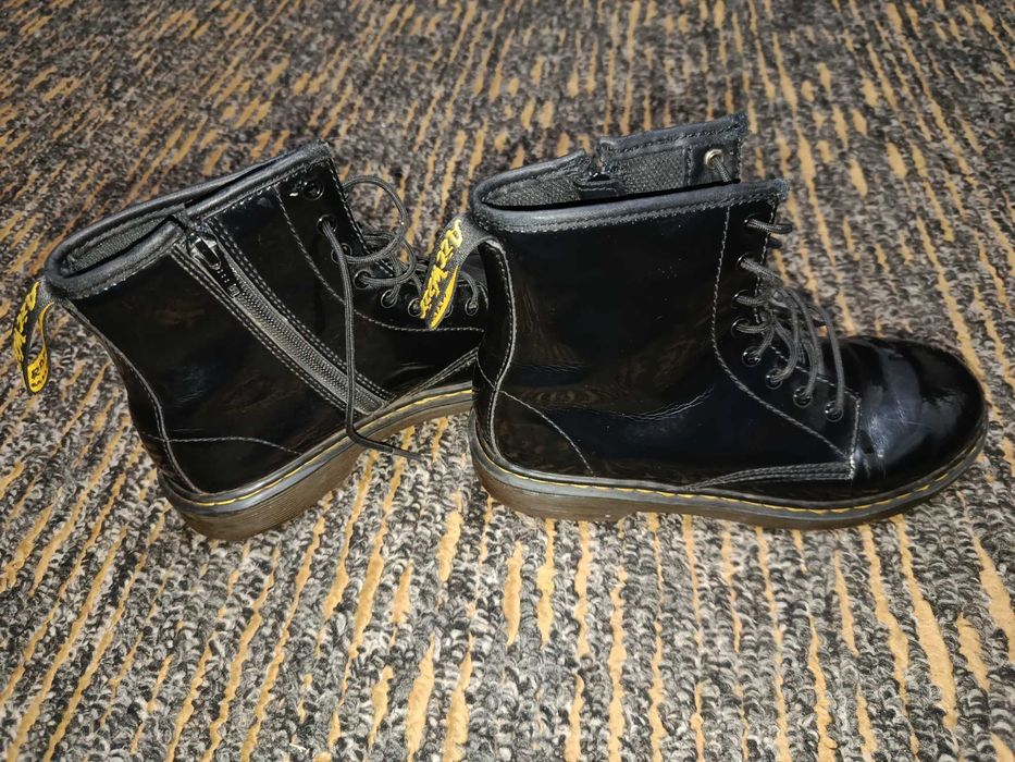 Лаковані черевики Dr. Martens 36 розмір чоботи берці берци сапоги ботинки ботінки шкіряні