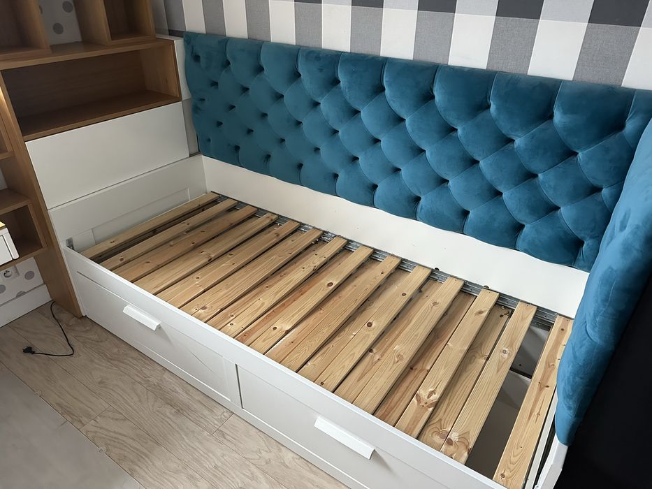Łóżko rozkładane IKEA BRIMNES 80/160x200 + MATERAC GRATIS!
