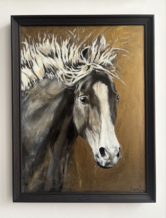 Koń obraz malartwo jezdziectwo pasja portret sztuka