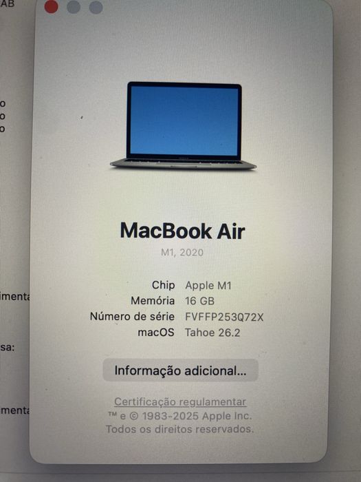 Macbook air M1 16GB 1TB 13”