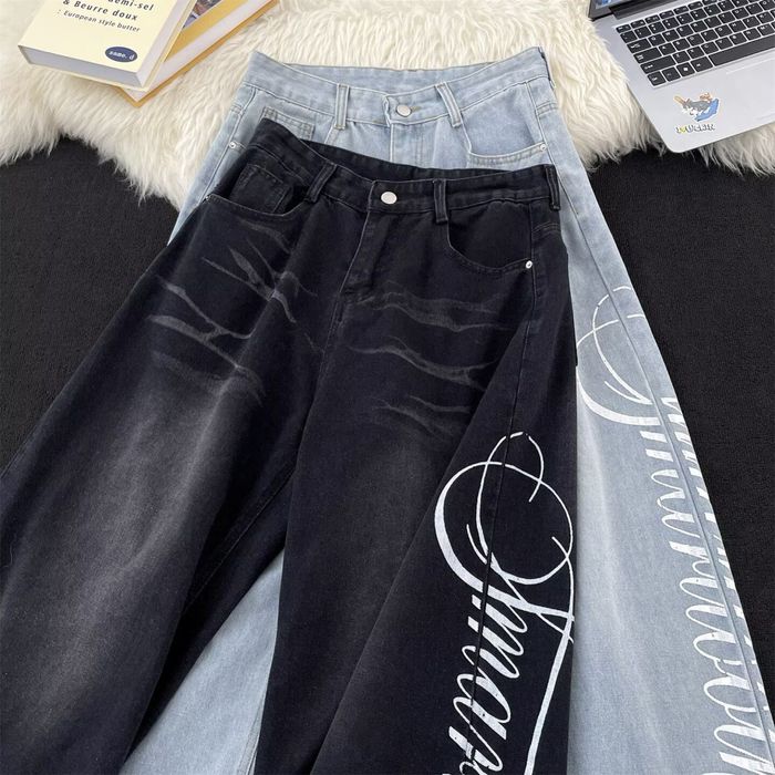 Штани чорні jeans rap джинси pants baggy y2k sk8/ Sacura/ Bagg