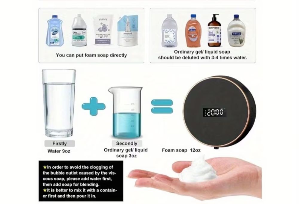Dispensador de espuma automatico Novo