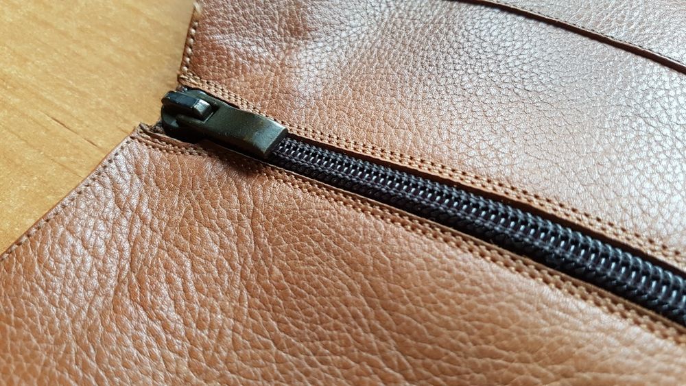 Kozaki nessi skórzane rude obcas