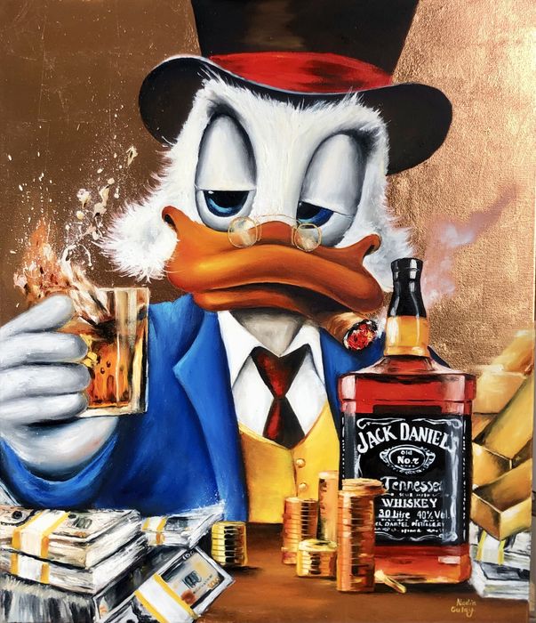 Картина «Scrooge and Jack Daniels”