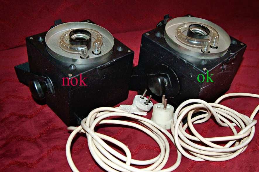 Lampy studyjne marki elfo z lat 80/90