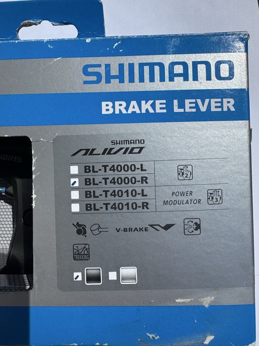 Гальмівна ручка Shimano BL-T4000-R ALIVIO права.