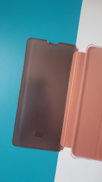 Etui z klapką do Huawei Nova 9,Honor50 Clear View Case Różowe złoto