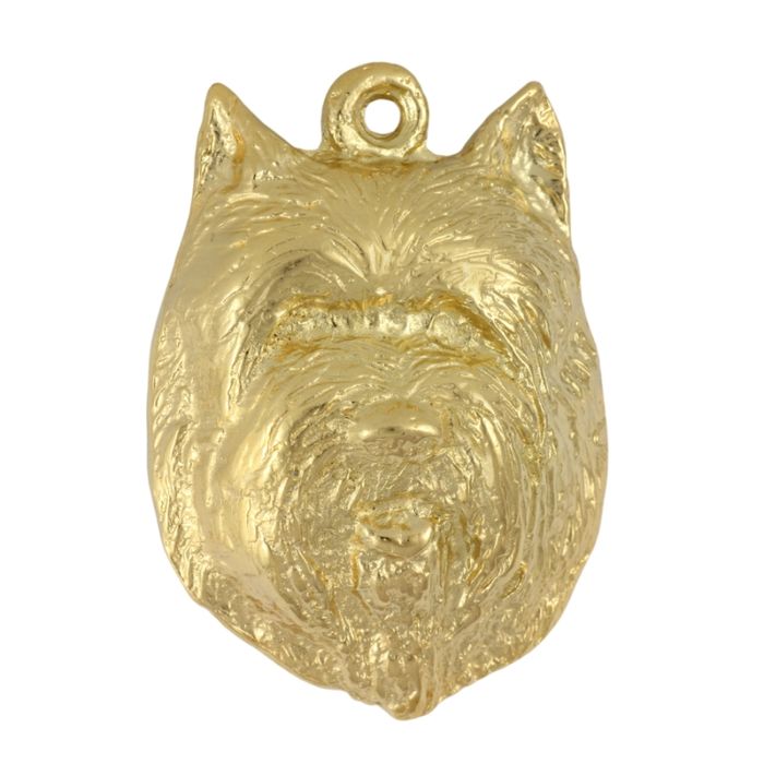 Cairn Terrier II naszyjnik pozłocony Art-Dog