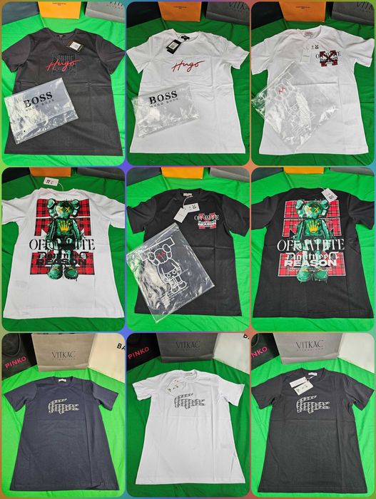 Koszulki shirt hugo boss męskie koszulka lacoste męska Rozne OUTLET