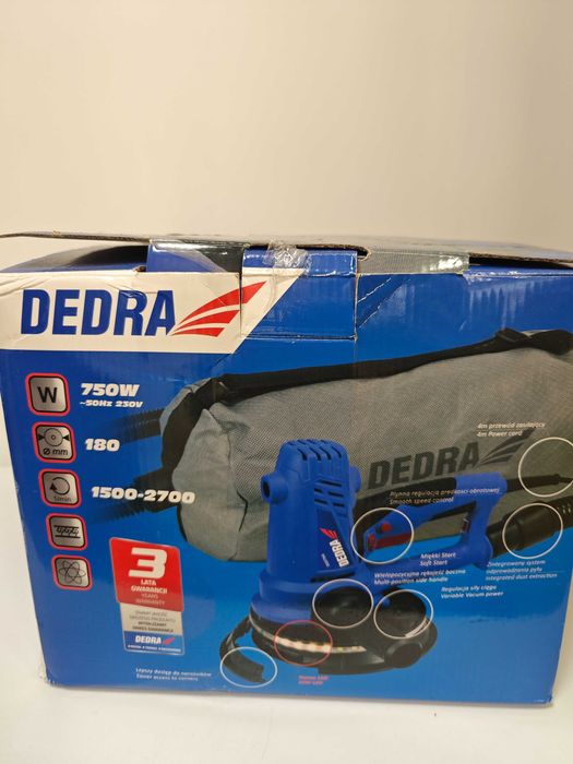dedra dd7764 szlifierka do gipsu