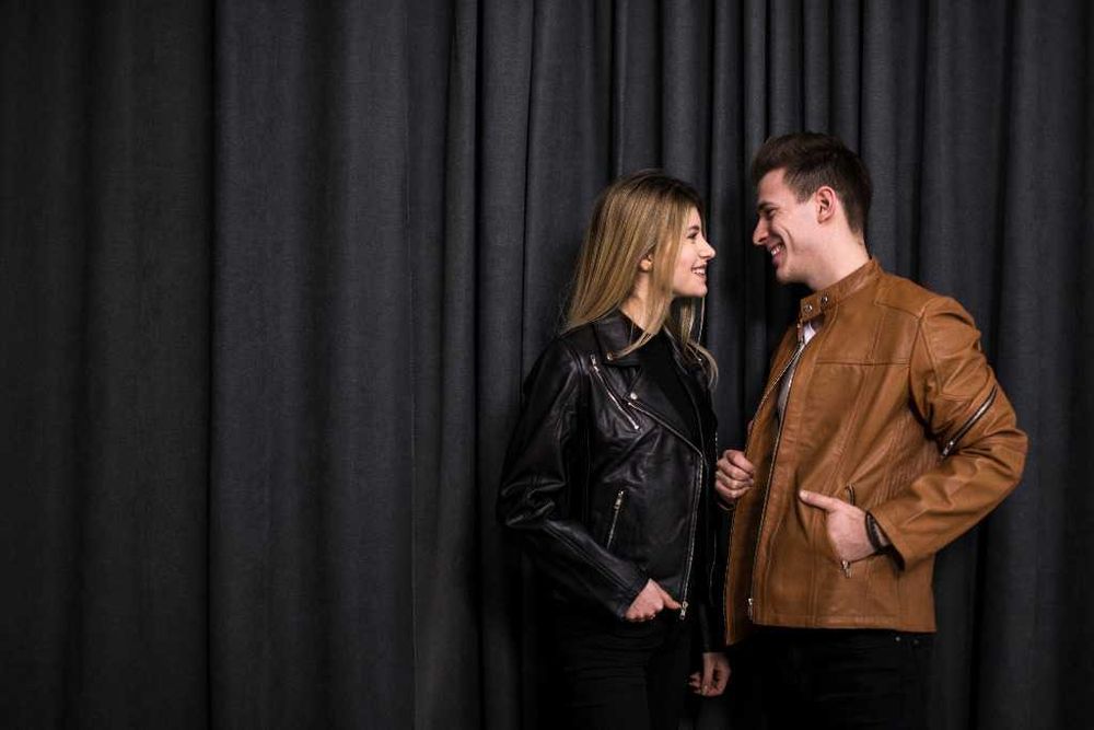 Wyjątkowa promocja  Męska Kurtka Skórzana Brązowa Casual marki Labran