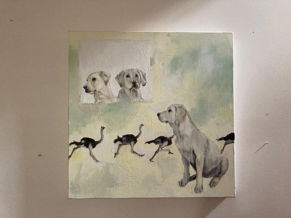 Canvas Painting - Artist Teresa Aguiar