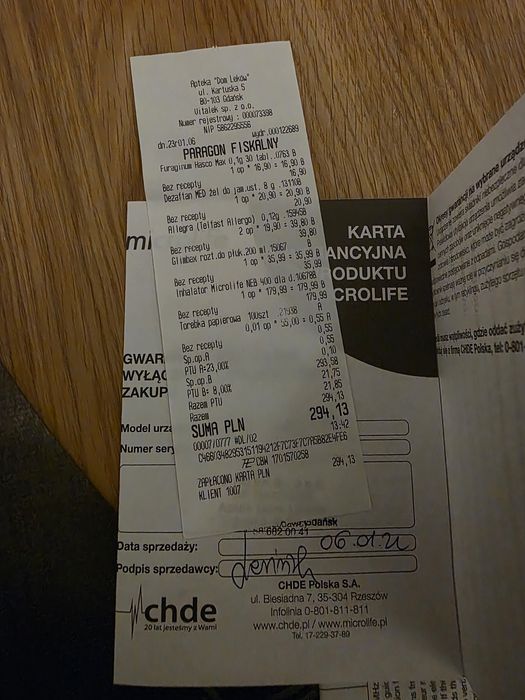 Nebulizator Microlife NEB 400 - Nieużywany!