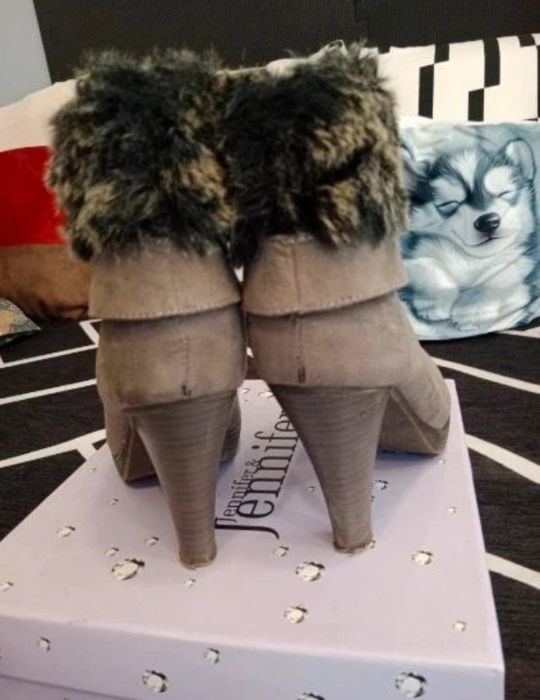 botki damskie na obcasie