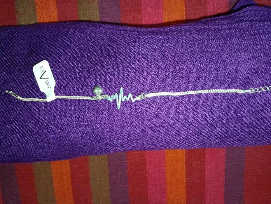 Bransoletka srebrna nowa, EKG