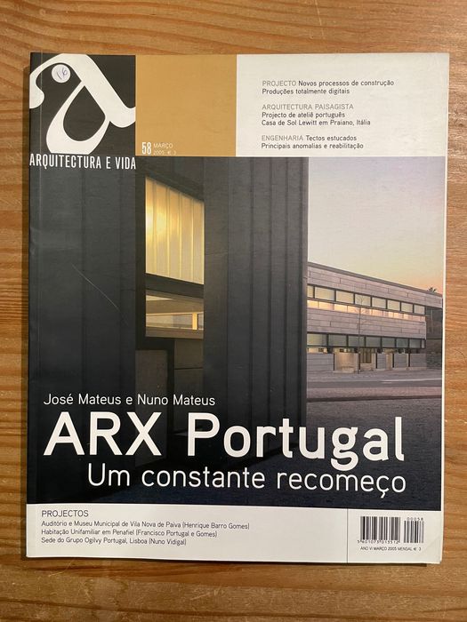 ARX Portugal - Arquitetura e Vida (portes grátis)