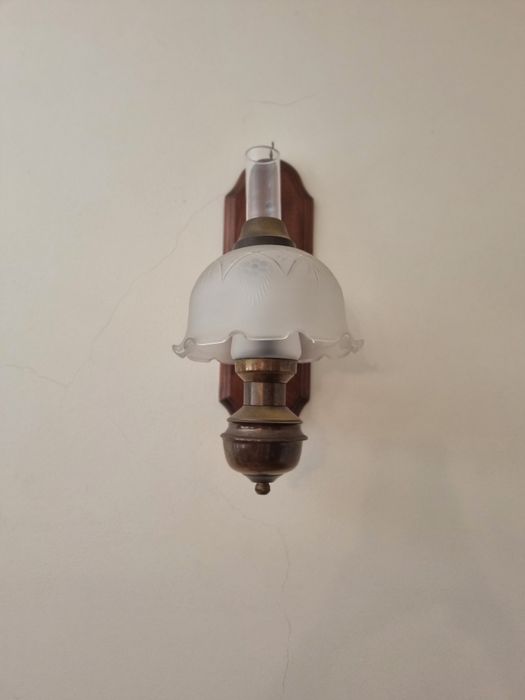 Conjunto de candeeiro e aplique