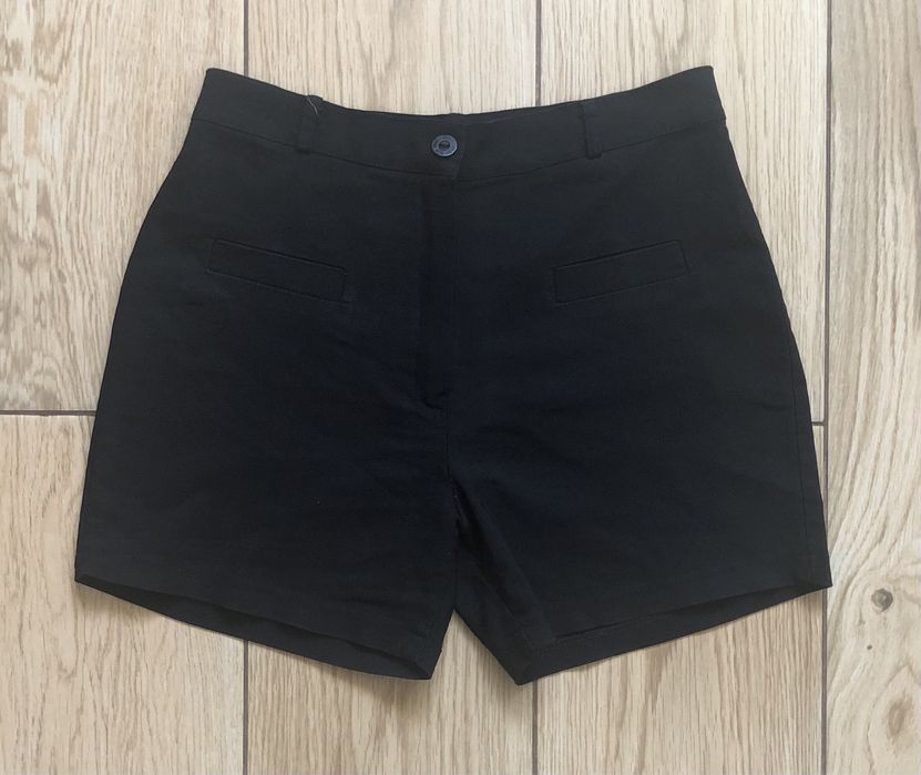 Czarne elastyczne szorty S