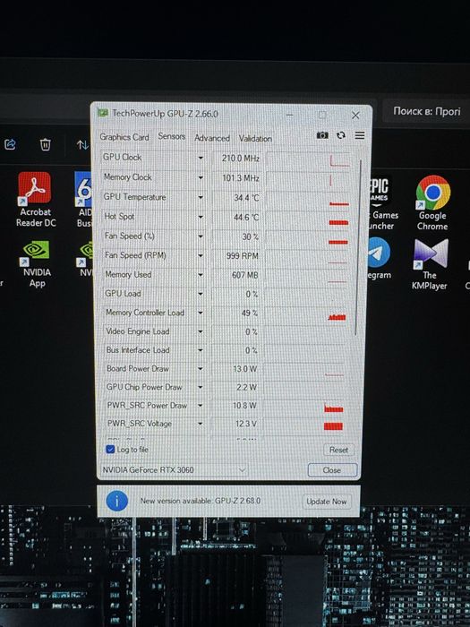 Відеокарта RTX 3060 на 12gb