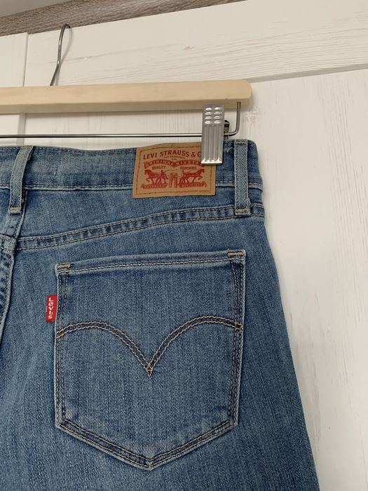 Spodnie Levis jeansowe rurki elastyczne XS/S