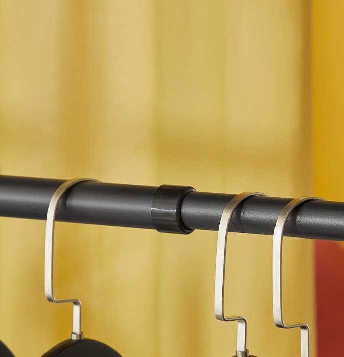 Roupeiro, sistema de guarda-roupa telescópico SoBuy, novos