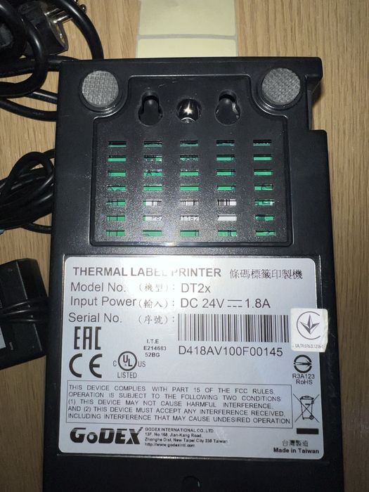 Розпродаж принтер етикеток godexdt2x б/у ( usb+ ethernet+rd232)