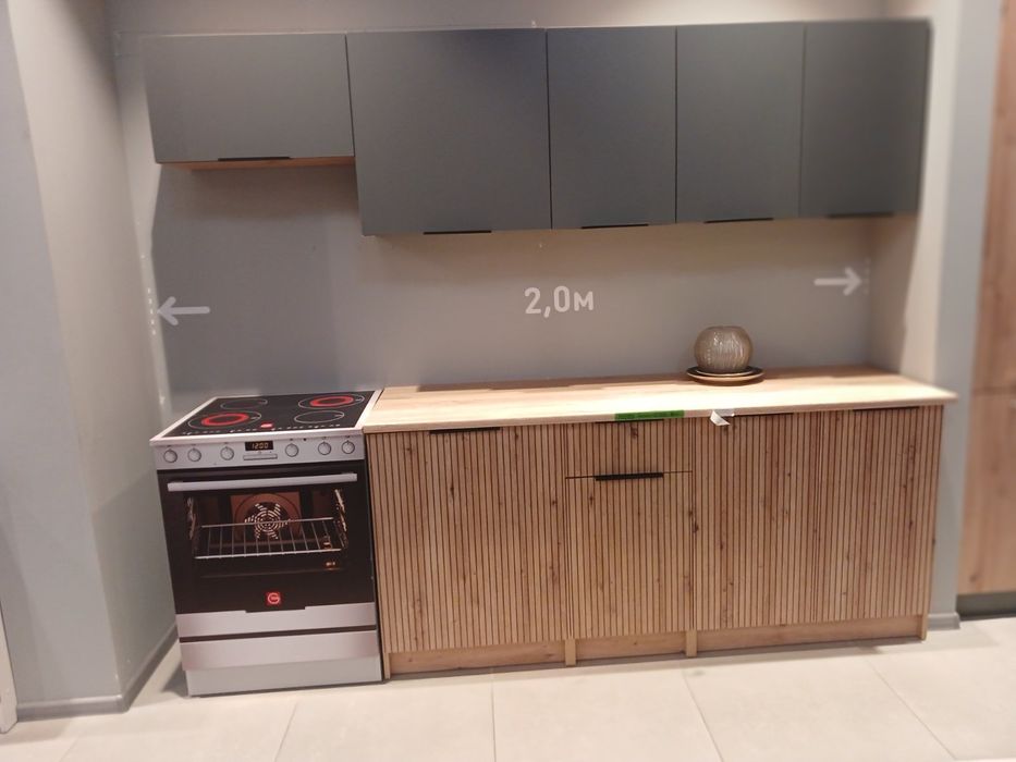 Кухня 2.4 м. Новая кухонная мебель кухонный гарнитур