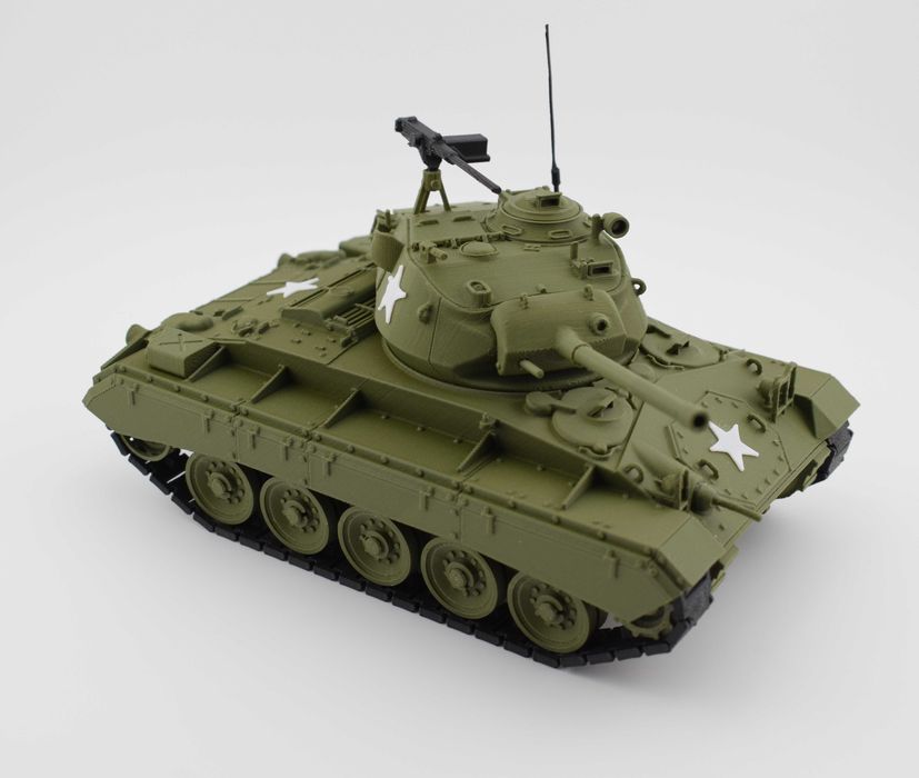 Model czołgu Light tank M24 Chaffee