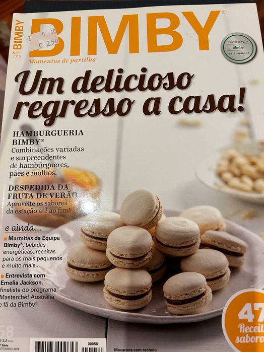 Livros de culinária em conjunto ou individual e duas revistas