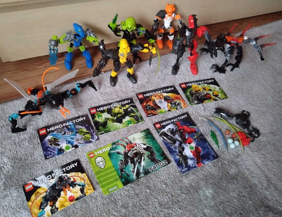Zestaw klocków Lego Hero Factory 7 szt. Piekary Śląskie • OLX.pl
