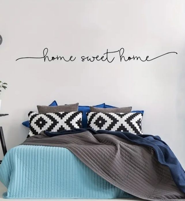 Autocolante parede "home sweet home"
