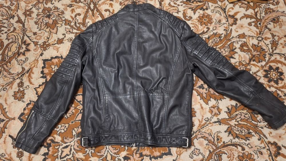 Кожаная куртка. Blue Monkey