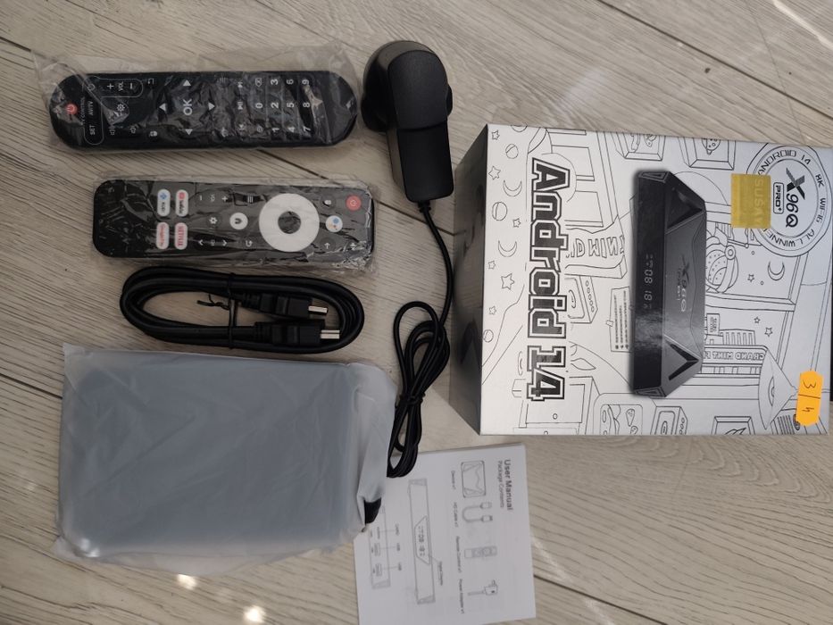 X96Q Pro+ Smart TV Box, nowoczesny odtwarzacz android 4gb 64gb