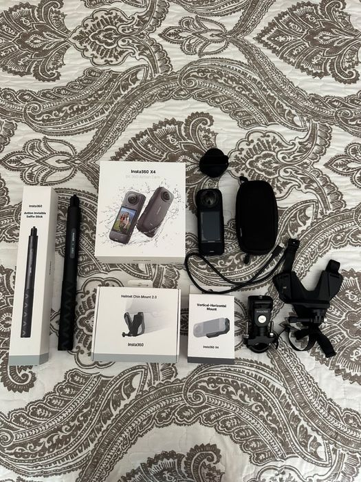 Vendo Insta 360 X4 e acessórios