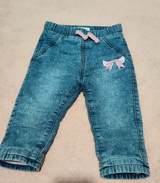 Дитячі джинси на флісі розмір 80