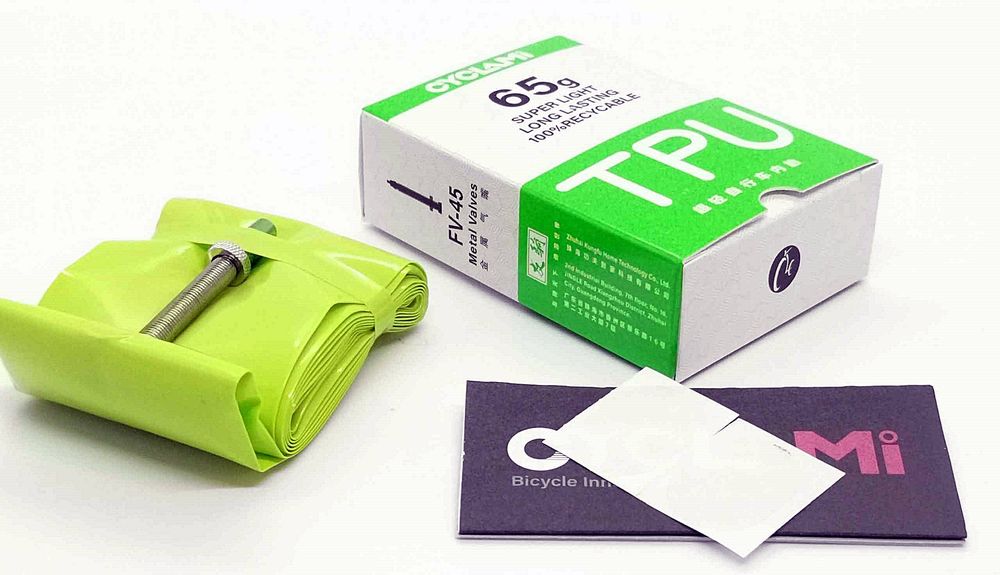 CYCLAMI Lekka Dętka 65g TPU Rozmiar 26x1,9 - 2.50  WENTYL Presta 45mm